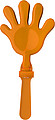 Plastic hand clapperOrange