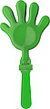 Plastic hand clapperPale green