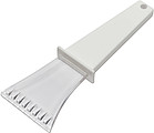 Plastic ice scraper.White