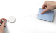 Plastic ID pass holder White
