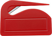 Plastic letter openerRed