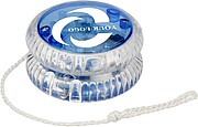 Plastic light-up yo yo.Cobalt blue