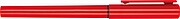 Plastic rollerball pen with ink