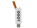 Plastic slide-out USB
