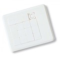 Plastic sliding game, white