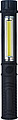 Plastic work light/torch with COB lights