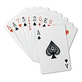 Playing cards in pp case