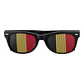 Plexiglass sunglasses with country flag