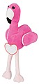 Plush flamingo LUISA