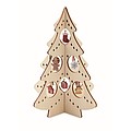 Plywood silhouette Christmas tree