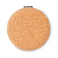 Pocket mirror with cork cover