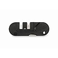 Pocket-sized knife sharpener, black