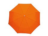 Pocket umbrella with a carrying loop integrated in the handle,colour orange