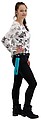 Pocket umbrella with a carrying loop integrated in the handle,colour turquoise
