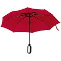 Pocket umbrella with carabiner handle