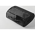 Polar fleece picnic blanket, black