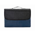 Polar fleece picnic blanket, blue