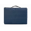 Polar fleece picnic blanket, blue