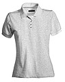 Polo shirt, VENICE LADY MELANGE, melange grey, M