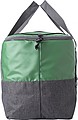 Polycanvas (600D) cooler bag with PEVA interior lining and adjustable straps.