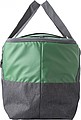 Polycanvas (600D) cooler bag with PEVA interior lining and adjustable straps.