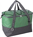 Polycanvas (600D) cooler bag with PEVA interior lining and adjustable straps.