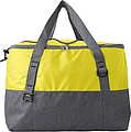 Polycanvas (600D) cooler bag with PEVA interior lining and adjustable straps.