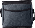 Polycanvas (600D) cooler bag with PEVA interior lining.