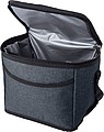 Polycanvas (600D) cooler bag with PEVA interior lining.