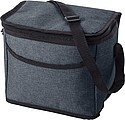 Polycanvas (600D) cooler bag with PEVA interior lining.
