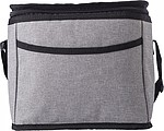 Polycanvas (600D) cooler bag with PEVA interior lining.