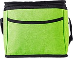 Polycanvas (600D) cooler bag with PEVA interior lining.