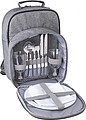 Polycanvas (600D) picnic cooler backpack with aluminium foil lining.