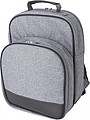 Polycanvas (600D) picnic cooler backpack with aluminium foil lining.
