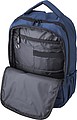 Polyester (1680D) backpack with 2 front pockets, and side pockets.