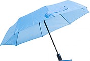 Polyester (170T) automatic open and close umbrella with eight panels.