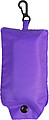 Polyester (190T) foldable shopping bag in a pouch with belt clip.
