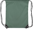 Polyester (210D) drawstring backpack, green