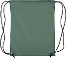 Polyester (210D) drawstring backpack, green