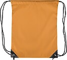 Polyester (210D) drawstring backpack, orange