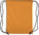 Polyester (210D) drawstring backpack, orange