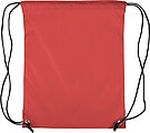 Polyester (210D) drawstring backpack, red