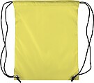 Polyester (210D) drawstring backpack, yellow