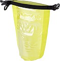 Polyester (210T) watertight bag with PVC phone pouch and plastic closure.