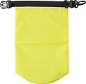 Polyester (210T) watertight bag with PVC phone pouch and plastic closure.