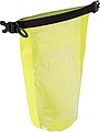 Polyester (210T) watertight bag with PVC phone pouch and plastic closure.