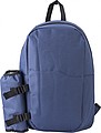 Polyester (600D) cooler backpack with PEVA interior lining.