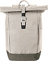 Polyester (600D) rolltop backpack Oberon, beige