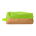 Polyester and cork toilet bag