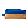 Polyester and cork toilet bag